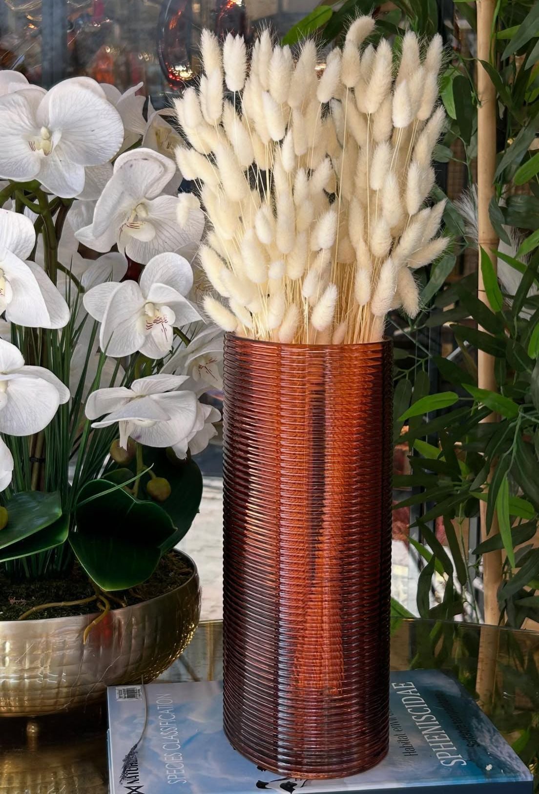 CAM VAZO 30 CM AMBER