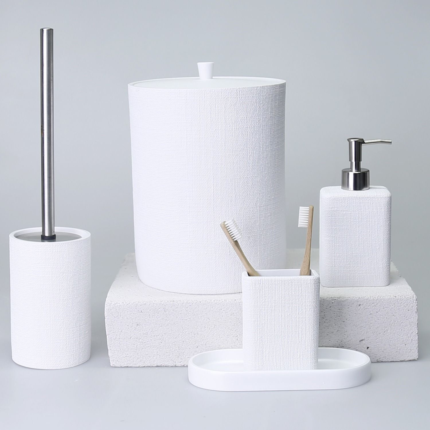 NATURAL BANYO SETİ BEYAZ