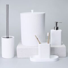 NATURAL BANYO SETİ BEYAZ