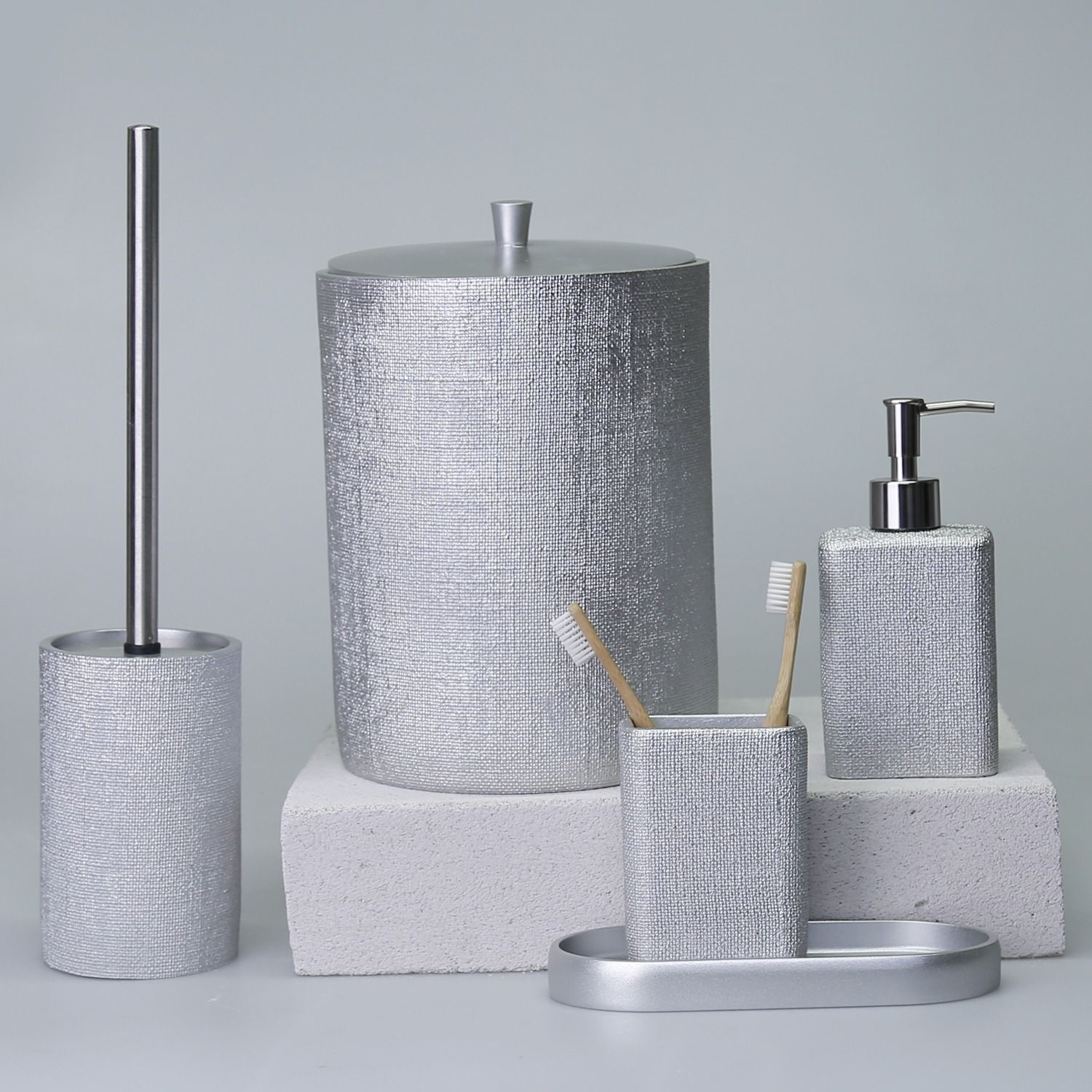 NATURAL BANYO SETİ GRİ