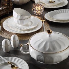 ARYILDIZ BONE LOTUS PORSELEN 60 PARÇA