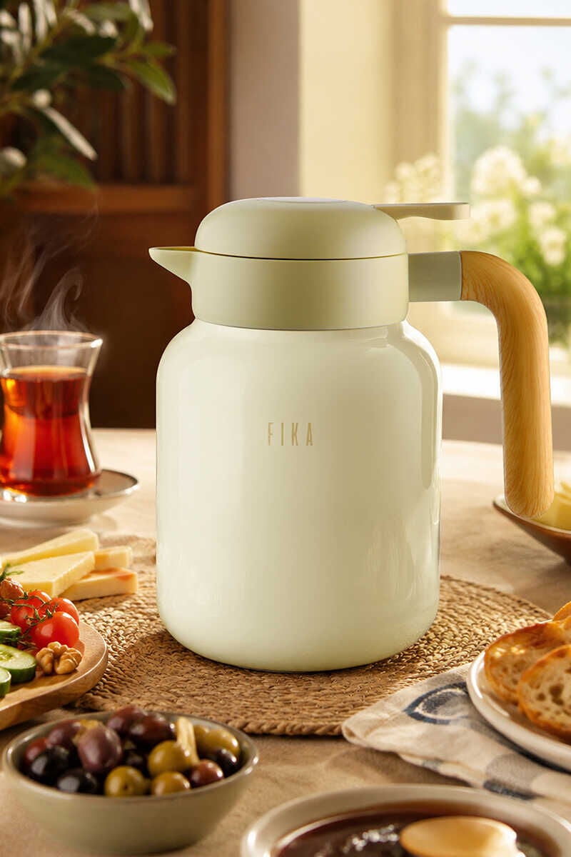 NEOFLAM FİKA PAETA TERMOS 1300 ML BEJ