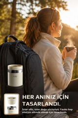 NEOFLAM FİKA TAUKO TERMOS BARDAK 470ML BEJ