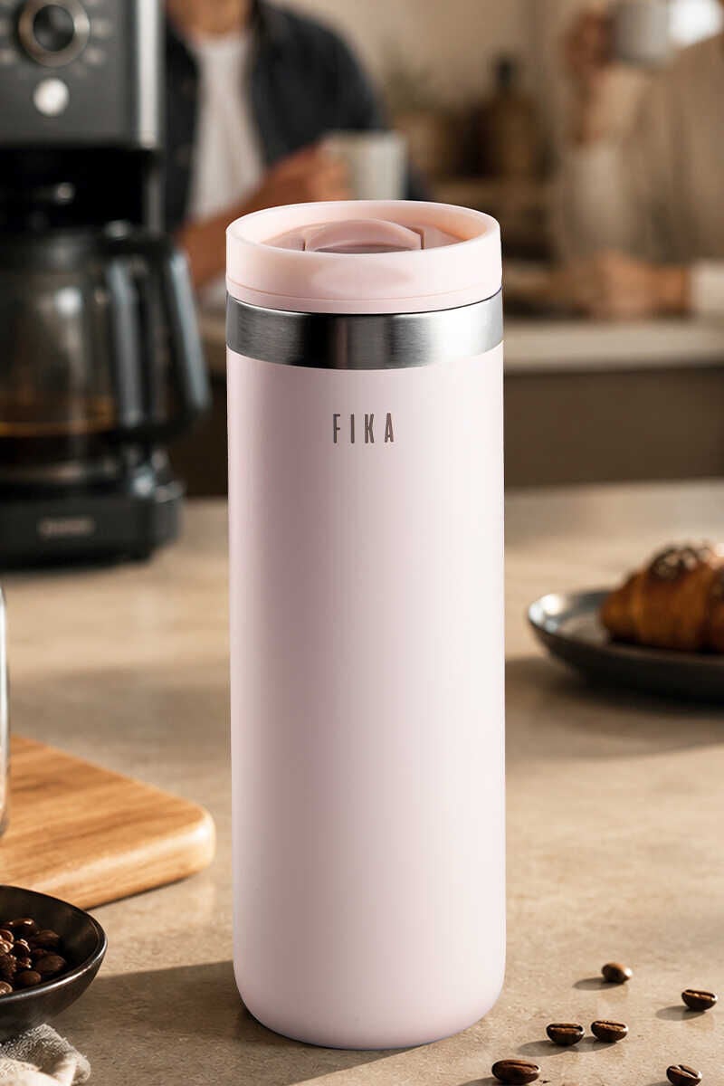 NEOFLAM FİKA TAUKO TERMOS BARDAK 470ML PUDRA