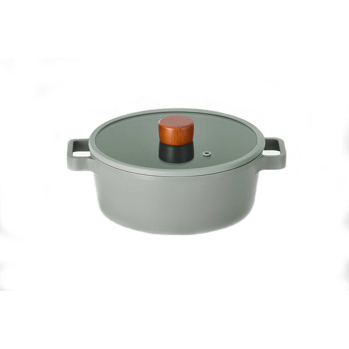 Neoflam Fika Cam Kapaklı Döküm Tencere 22 cm