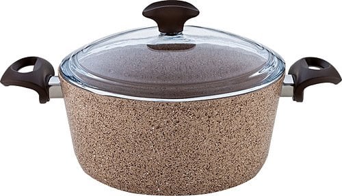 Falez Granit Creamy 24 Cm Derin Tencere