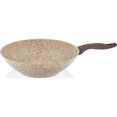 Falez Granit Creamy 28 Cm Wok Tava