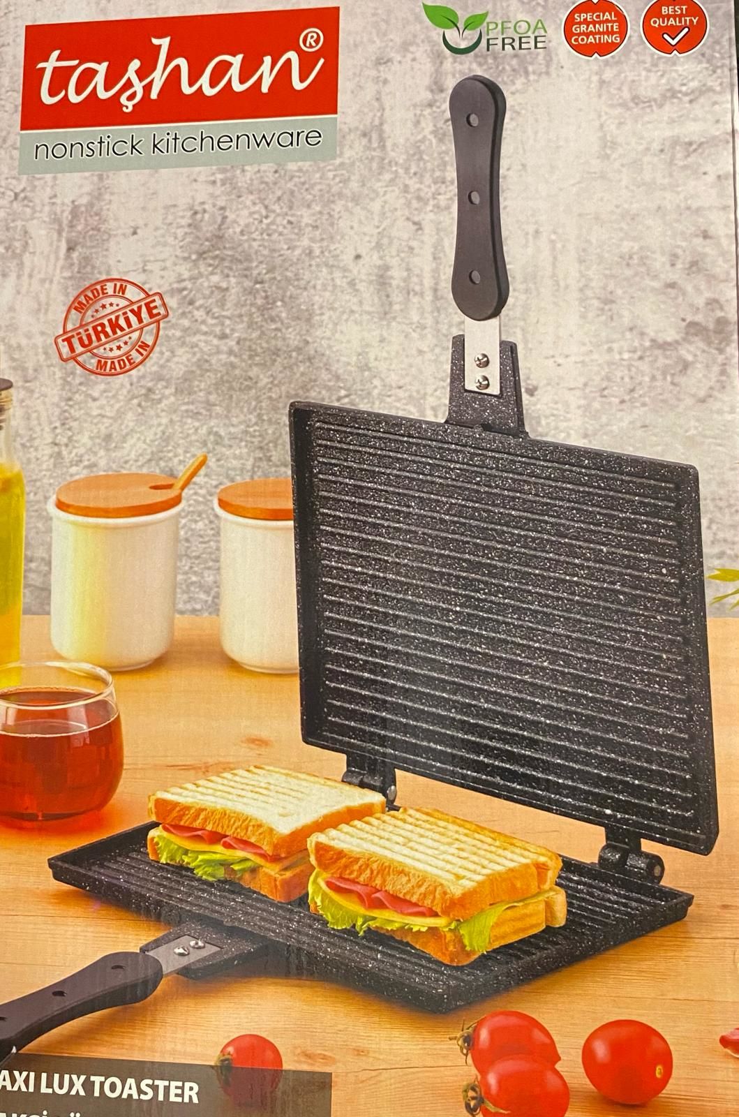 Taşhan Maxi Ocak Üstü Döküm Tost Tavası