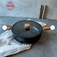 Neoflam Bien Black 24 cm Sığ Tencere