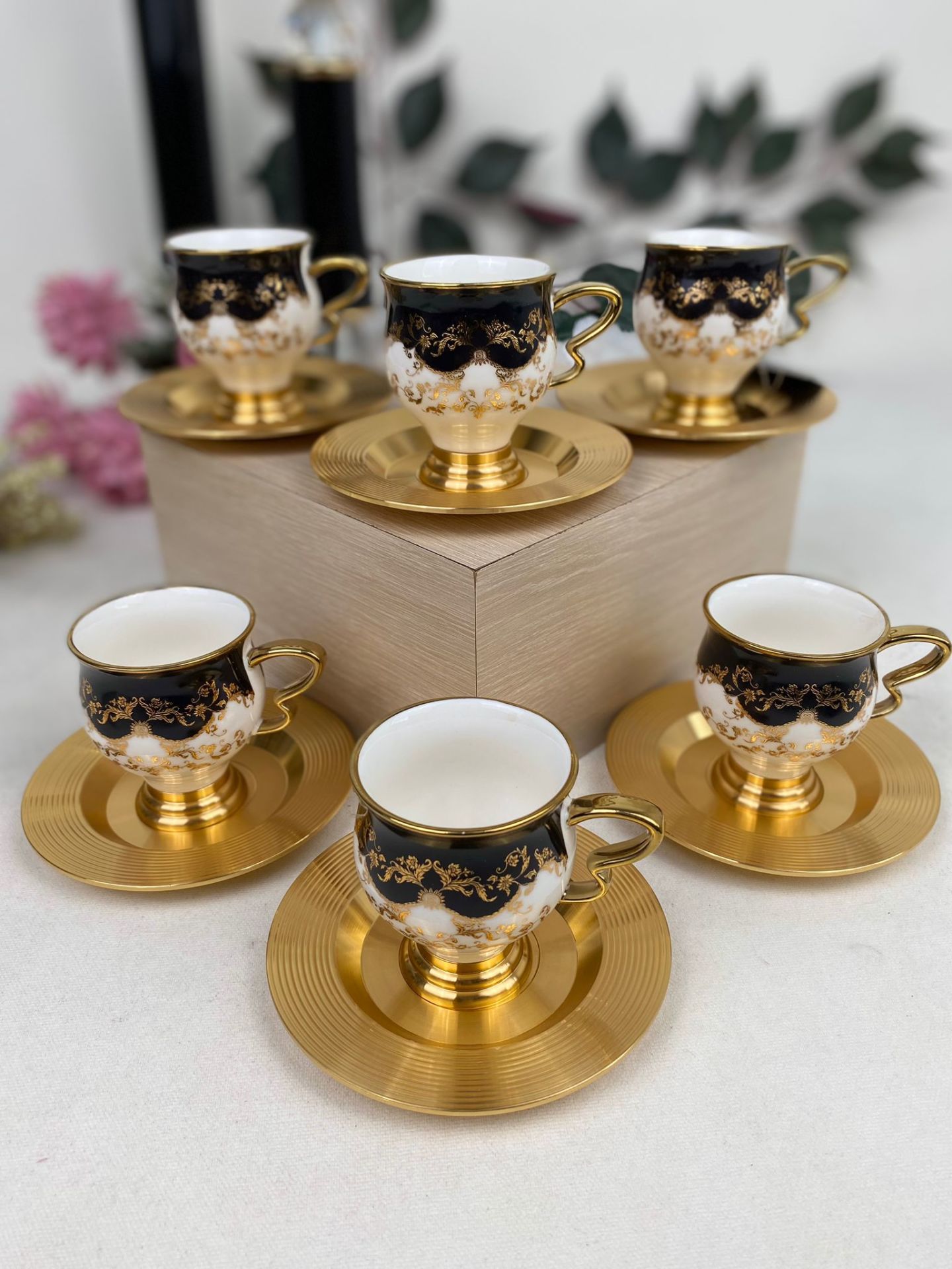 Jasmine 6 Kişilik Kahve Fincanı Takımı