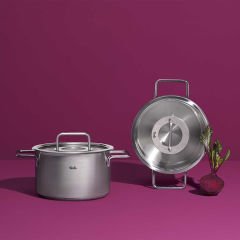 Fissler Pure Collection 8 Parça Metal Kapak Çelik Tencere Seti