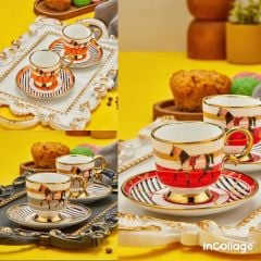 COOKER PORSELEN 2Lİ KAHVE FİNCANI