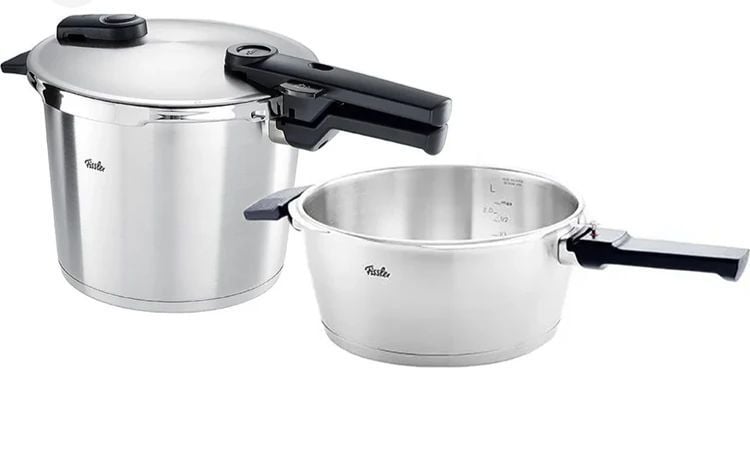 FISSLER VITAQUICK PREMIUM  8LT+4LT  DÜDÜKLÜ TENCERE